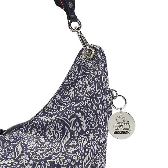 Sacs À Bandoulière Kipling Aleksy Medium Woodstock Bleu | FR 1844MQ